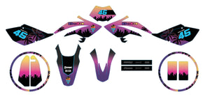 Dekor kit Beta RR 50 Motard 2006-2010 Miami | Motorradaufkleber | Personalisierung 50cc | armysctv
