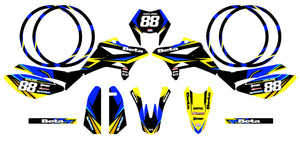 Dekor kit Beta RR 50 Motard 2011-2020 Army Finder | Motorradaufkleber | Personalisierung 50cc | armysctv