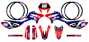 Dekor kit Beta RR 50 Motard 2011-2020 Armee Farbverlauf | Motorradaufkleber | Personalisierung 50cc | armysctv