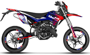 Dekor kit Beta RR 50 Motard 2011-2020 Armee Farbverlauf | Motorradaufkleber | Personalisierung 50cc | armysctv