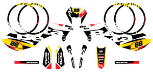 Dekor kit Beta RR 50 Motard 2011-2020 Armee Kainam | Motorradaufkleber | Personalisierung 50cc | armysctv