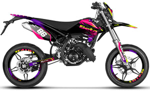 Dekor kit Beta RR 50 Motard 2011-2020 Armee Neon | Motorradaufkleber | Personalisierung 50cc | armysctv