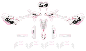 Dekor kit Beta RR 50 Motard 2011-2020 Army Sakura | Motorradaufkleber | Personalisierung 50cc | armysctv