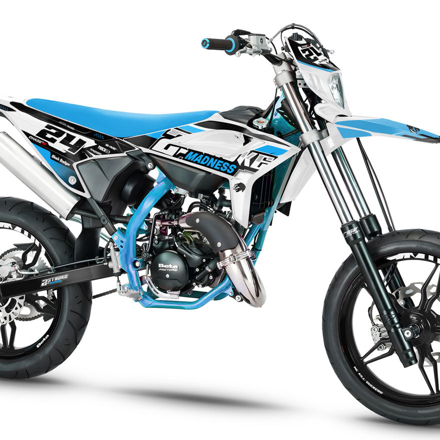 Kit pegatinas Beta RR 50 Motard 2021-2025 Madness | pegatinas para moto | personalización 50cc | armysctv
