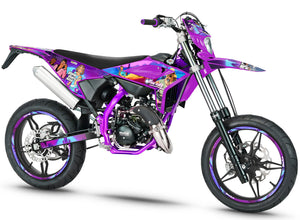 Dekor kit Beta RR 50 Motard 2021-2025 Vice City | Motorradaufkleber | Personalisierung 50cc | armysctv