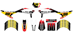 Kit pegatinas Beta RR 50 Motard 2021-2025 Kainam | pegatinas para moto | personalización 50cc | armysctv