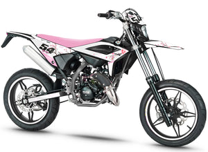 Kit pegatinas Beta RR 50 Motard 2021-2025 Ejército Sakura | pegatinas para moto | personalización 50cc | armysctv