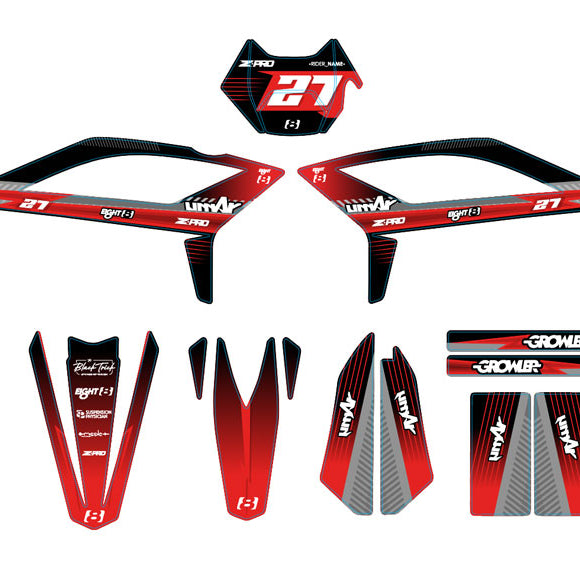 Kit pegatinas Beta RR 50 Motard 2021-2025 Ejército Séptimo | pegatinas para moto | personalización 50cc | armysctv