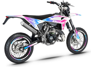 Dekor kit Beta RR 50 Motard 2021-2025 X-Fast | Motorradaufkleber | Personalisierung 50cc | armysctv