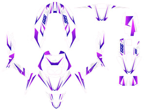 Dekor kit MBK Booster RX BCD/Yamaha BW's RX BCD Kalt | Motorradaufkleber | Personalisierung 50cc | armysctv