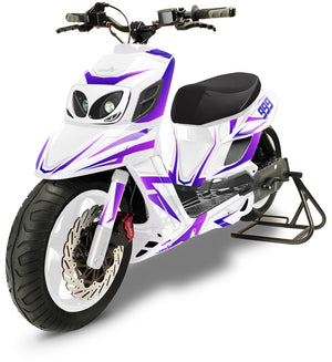 Dekor kit MBK Booster RX BCD/Yamaha BW's RX BCD Kalt | Motorradaufkleber | Personalisierung 50cc | armysctv