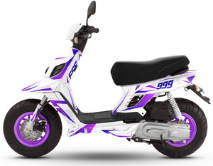 Dekor kit MBK Booster RX BCD/Yamaha BW's RX BCD Kalt | Motorradaufkleber | Personalisierung 50cc | armysctv