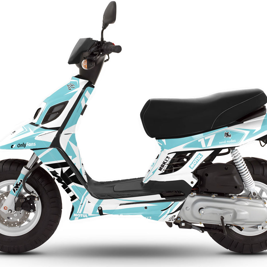 Kit déco MBK Booster RX BCD/Yamaha BW's RX BCD Army Fans | autocollants moto | personnalisation 50cc | armysctv