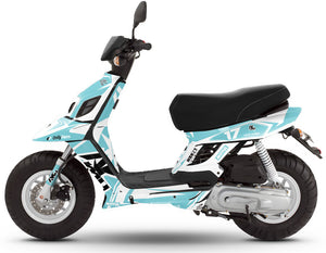 Kit déco MBK Booster RX BCD/Yamaha BW's RX BCD Army Fans | autocollants moto | personnalisation 50cc | armysctv