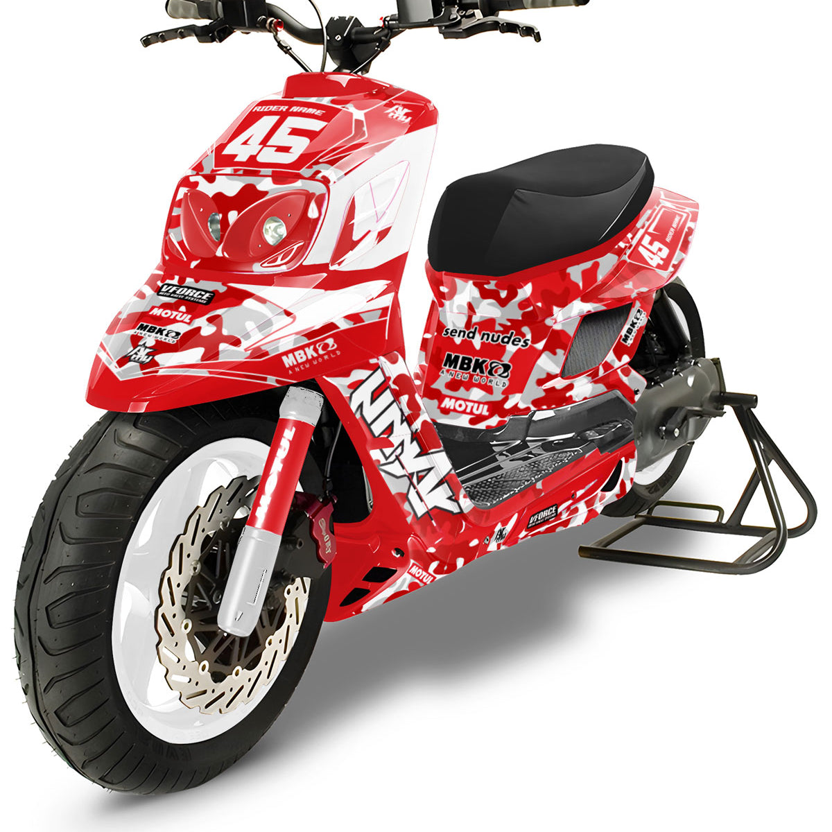 Deko-sett MBK Booster RX BCD/Yamaha BW's RX BCD Army Camo | motorsykkel klistremerker | tilpasning 50cc | armysctv