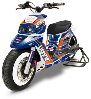 Dekor kit MBK Booster RX BCD/Yamaha BW's RX BCD Army Challenger | Motorradaufkleber | Personalisierung 50cc | armysctv