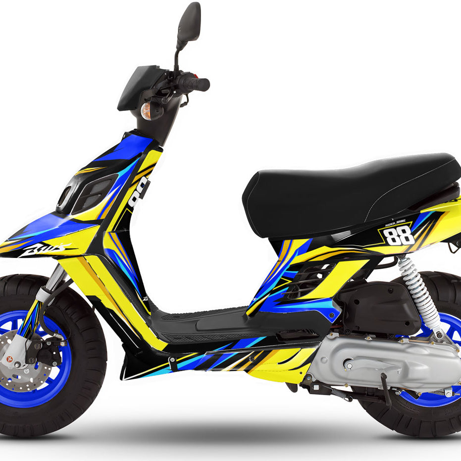 Kit déco MBK Booster RX BCD/Yamaha BW's RX BCD Finder | autocollants moto | personnalisation 50cc | armysctv