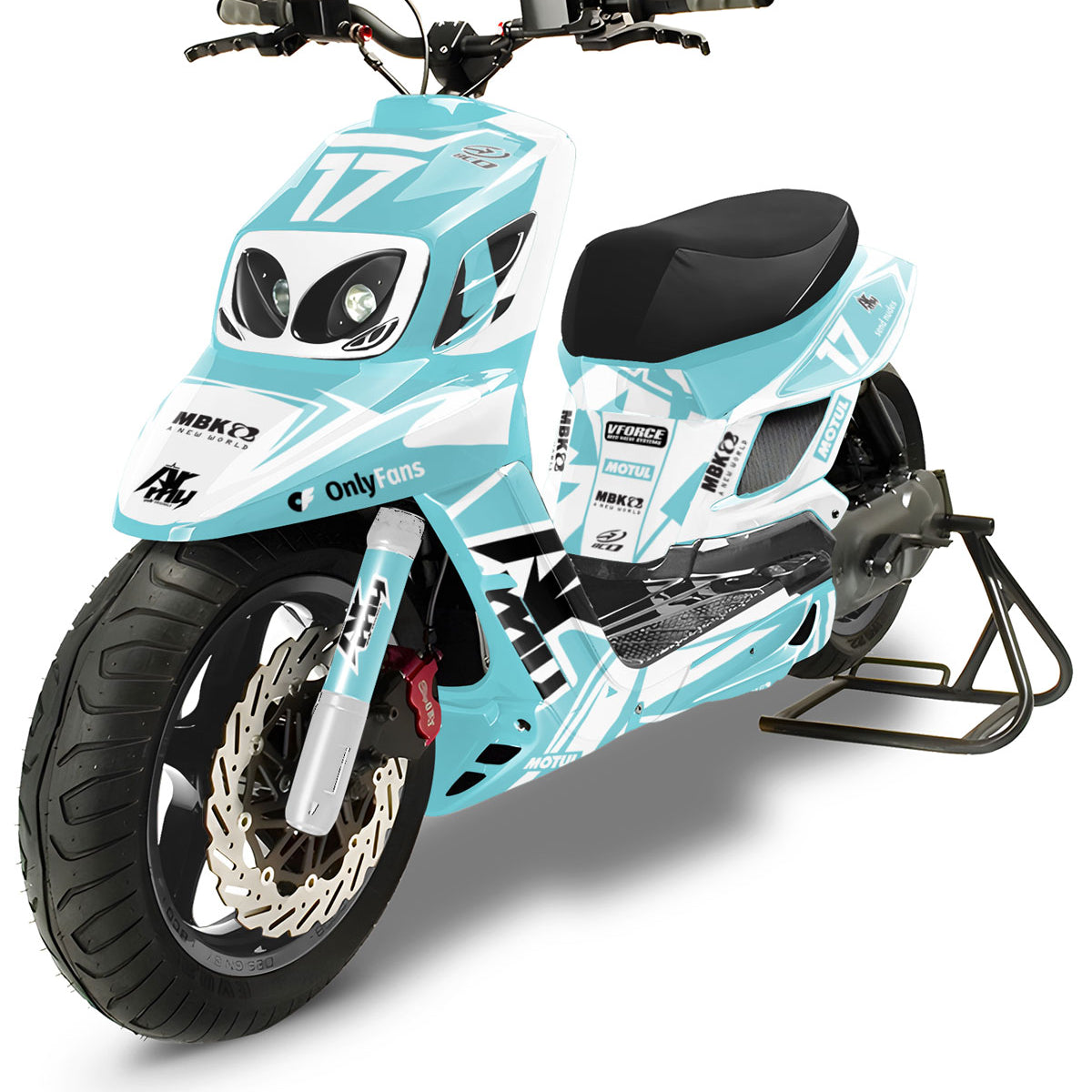 Kit déco MBK Booster RX BCD/Yamaha BW's RX BCD Army Fans | autocollants moto | personnalisation 50cc | armysctv