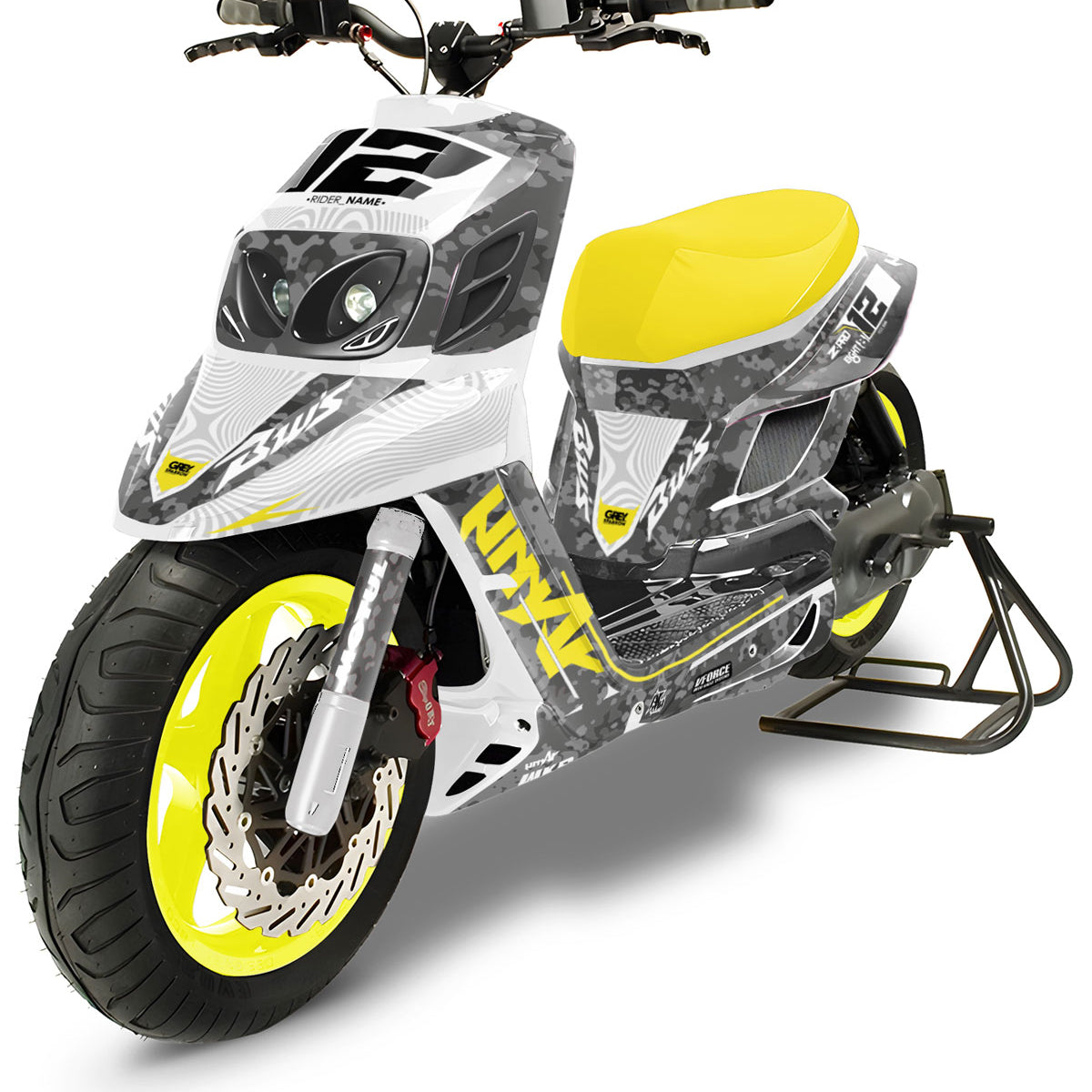 Deko-sett MBK Booster RX BCD/Yamaha BW's RX BCD Warfare | motorsykkel klistremerker | tilpasning 50cc | armysctv