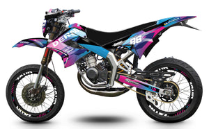 Dekor kit 50cc Derbi Senda TNT Tuning Blast | Motorradaufkleber | 50cc Personalisierung | armysctv