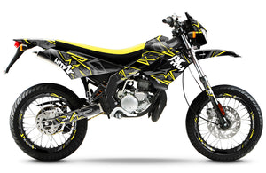 50cc Graphics kit Derbi Senda Victoria Bull 50cc 2003-2010 Redrum | motorcycle stickers | 50cc customization | armysctv