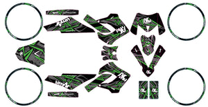 50cc Graphics kit Derbi Senda Victoria Bull 50cc 2003-2010 Redrum | motorcycle stickers | 50cc customization | armysctv