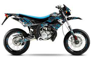 50cc Graphics kit Derbi Senda Victoria Bull 50cc 2003-2010 Redrum | motorcycle stickers | 50cc customization | armysctv