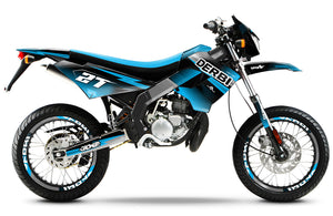 Dekor kit 50cc Derbi Senda Victoria Bull 50cc 2003-2010 Siebte | Motorradaufkleber | Personalisierung 50cc | armysctv