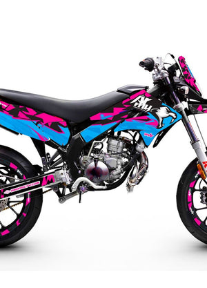 Kit pegatinas Derbi Senda xtreme 50cc 2011-2017 Herencia Militar | pegatinas para moto | personalización 50cc | armysctv