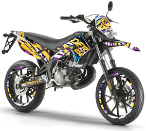 Dekor kit Derbi Senda xtreme 50cc 2011-2017 Cali Gelato | Motorradaufkleber | Personalisierung 50cc | armysctv