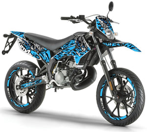 Dekor kit Derbi Senda xtreme 50cc 2011-2017 Augen | Motorradaufkleber | Personalisierung 50cc | armysctv