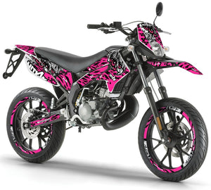 Dekor kit Derbi Senda xtreme 50cc 2011-2017 Augen | Motorradaufkleber | Personalisierung 50cc | armysctv
