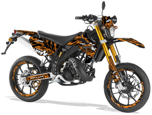 Dekor kit Rieju MRT 50cc Army Feather | Motorradaufkleber | Personalisierung 50cc | armysctv