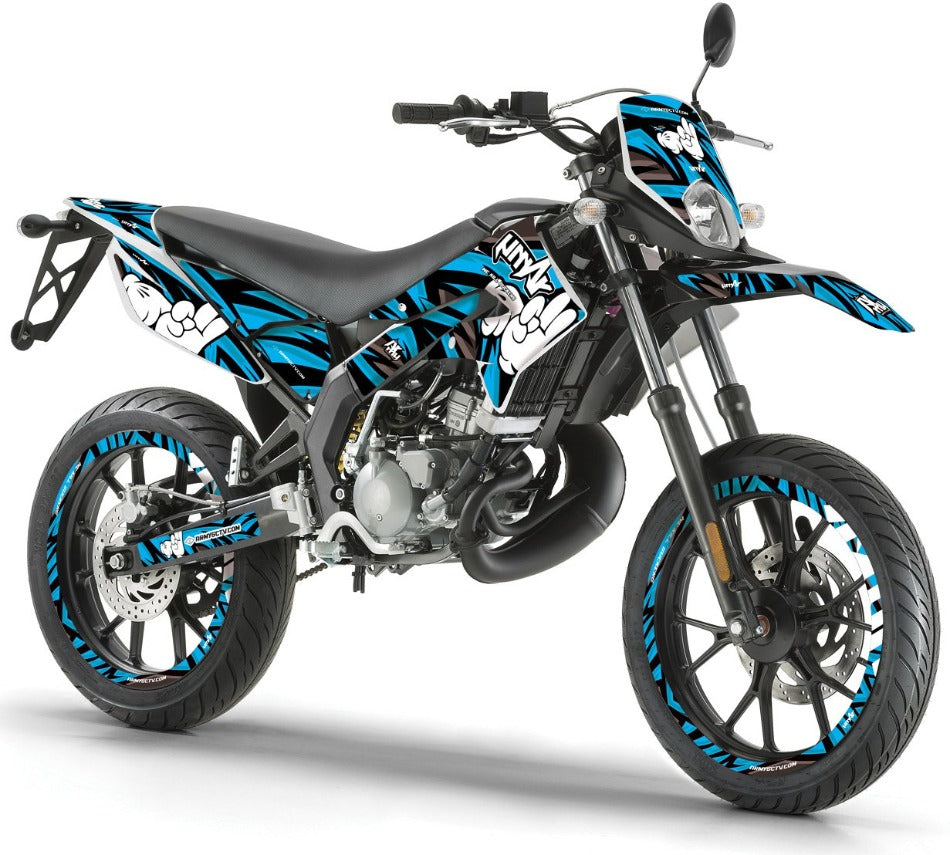 Kit déco Derbi Senda xtreme 50cc 2011-2017 Army Finger | autocollants moto | personnalisation 50cc | armysctv