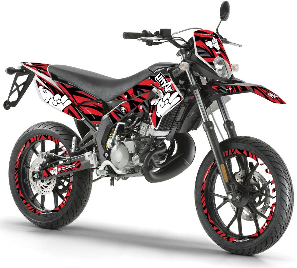 Kit déco Derbi Senda xtreme 50cc 2011-2017 Army Finger | autocollants moto | personnalisation 50cc | armysctv