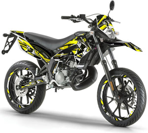 Dekor kit Derbi Senda xtreme 50cc 2011-2017 Armee Freiheit | Motorradaufkleber | Personalisierung 50cc | armysctv