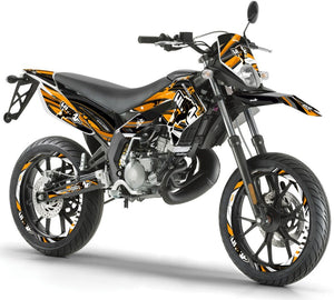 Dekor kit Derbi Senda xtreme 50cc 2011-2017 Armee Freiheit | Motorradaufkleber | Personalisierung 50cc | armysctv
