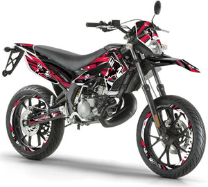 Dekor kit Derbi Senda xtreme 50cc 2011-2017 Armee Freiheit | Motorradaufkleber | Personalisierung 50cc | armysctv