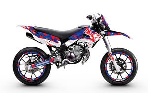 Kit pegatinas Derbi Senda xtreme 50cc 2011-2017 Herencia Militar | pegatinas para moto | personalización 50cc | armysctv
