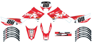 Dekor kit Derbi Senda xtreme 50cc 2011-2017 Armee Vermächtnis v.2 | Motorradaufkleber | Personalisierung 50cc | armysctv