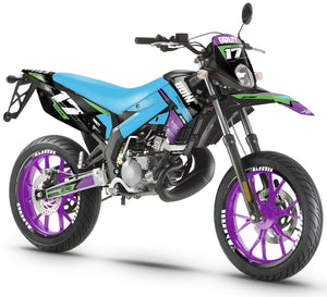 Dekor kit Derbi Senda xtreme 50cc 2011-2017 Odin | Motorradaufkleber | Personalisierung 50cc | armysctv