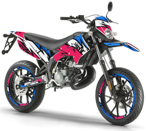 Kit pegatinas Derbi Senda xtreme 50cc 2011-2017 Victoria del Ejército | pegatinas para moto | personalización 50cc | armysctv