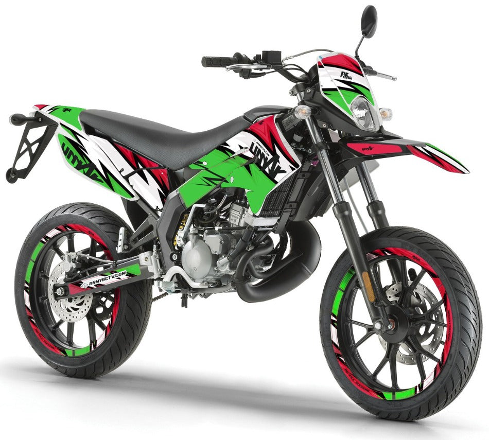 Dekor kit Derbi Senda xtreme 50cc 2011-2017 Armee Sieg | Motorradaufkleber | Personalisierung 50cc | armysctv