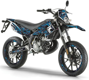Dekor kit Derbi Senda xtreme 50cc 2011-2017 Army Redrum | Motorradaufkleber | Personalisierung 50cc | armysctv