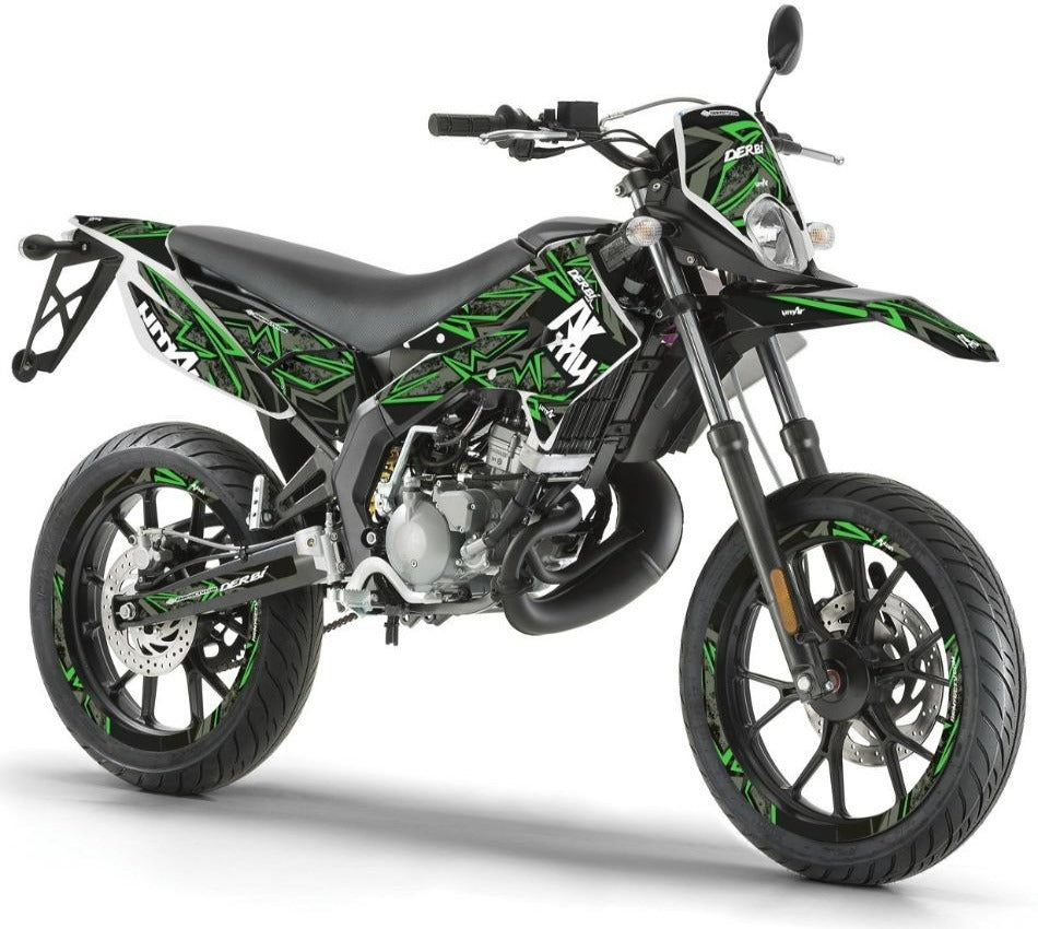 Kit pegatinas Derbi Senda xtreme 50cc 2011-2017 Army Redrum | pegatinas para moto | personalización 50cc | armysctv