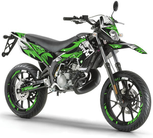 Dekor kit Derbi Senda xtreme 50cc 2011-2017 Army Runz | Motorradaufkleber | Personalisierung 50cc | armysctv