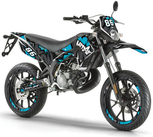 Dekor kit Derbi Senda xtreme 50cc 2011-2017 Army Speeder | Motorradaufkleber | Personalisierung 50cc | armysctv