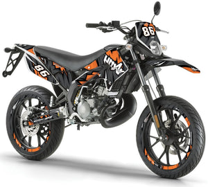 Dekor kit Derbi Senda xtreme 50cc 2011-2017 Army Speeder | Motorradaufkleber | Personalisierung 50cc | armysctv