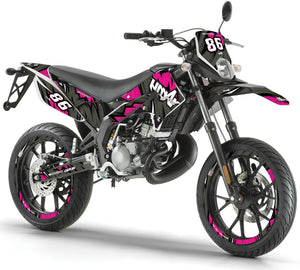 Dekor kit Derbi Senda xtreme 50cc 2011-2017 Army Speeder | Motorradaufkleber | Personalisierung 50cc | armysctv