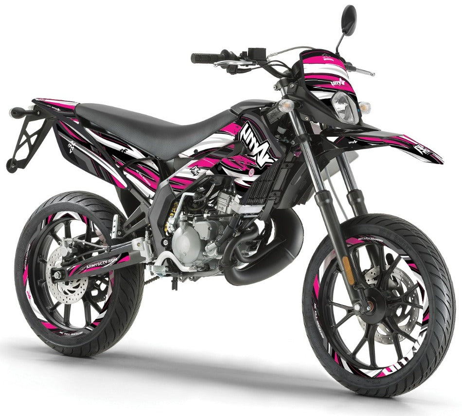 Derbi Senda Xtreme 50cc 2011-2017 Army SX Graphics kit | motorcycle stickers | 50cc customization | armysctv